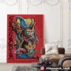 Metallica M72 Landover North American Tour May 28 2025 At Northwest Stadium Maryland Skull NFL Washington Commanders Poster Artwork Pop Up By Ian Williams Poster Canvas Home Decor