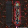 Metallica M72 Landover North American Tour May 28 2025 At Northwest Stadium Maryland Skull NFL Washington Commanders Poster Artwork Pop Up By Ian Williams Skateboard Event Deck
