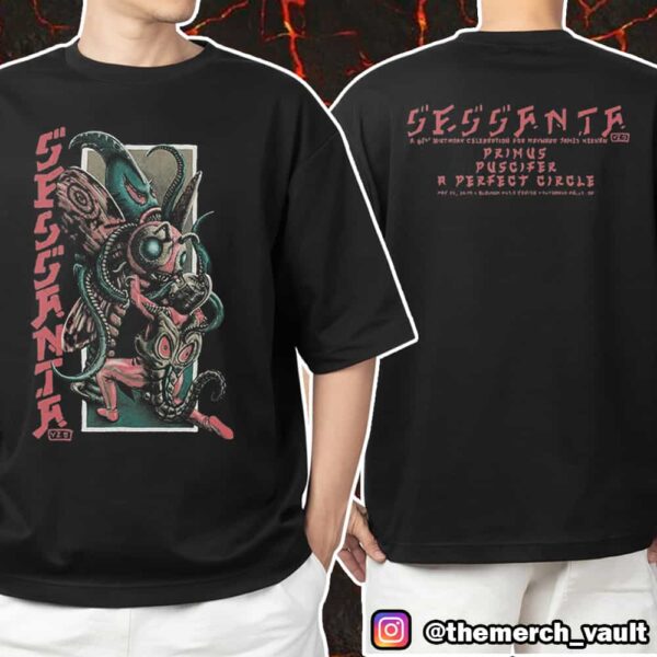 Sessanta V2.0 61st Birthday For Maynard James Keenan Artwork Design By Neal Williams Event Tee May 25 2025 At Blossom Music Center Cuyahoga Falls OH Unisex T-Shirt Merchandise