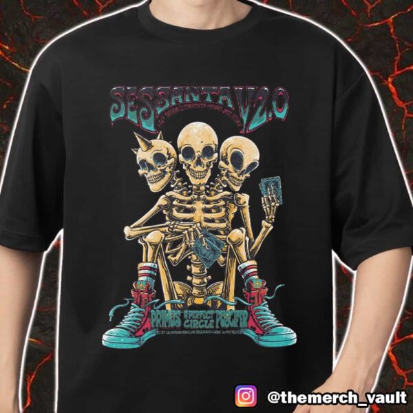 Sessanta V2.0 61st Birthday For Maynard James Keenan May 29 2025 Poster Event Tee Artwork By Helen Kennedy At Maryland Heights MO Hollywood Casino Amphitheater Merch Unisex T-Shirt