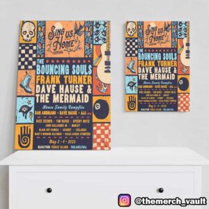 Sing Us Home Festival Poster Lineup May 2-4 2025 At Manayunk Venice Island Philadelphia PA Poster Canvas