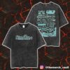 Miracle Glass Company California Tour 2025 May And June Tour Dates Backprint Poster Artwork Merch Unisex Two Sided Washed T-Shirt