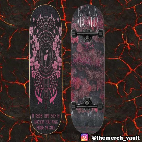Sleep Token Even In Arcadia Lyrics New Arrivals 2025 Skatedeck-Skateboard Merch