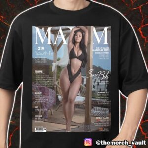 SsunBiki MAXIM Korea No. 219 Monokini First Plus-size Cover Model Summer Sex Merch Unisex T-Shirt