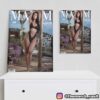 Tasha Young Korean Sexy Model CHRoMA Studio Magazine Cover Poster Canvas