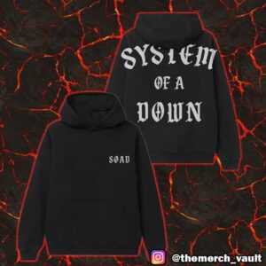 System Of A Down Old English Hoodie 2025 Merch
