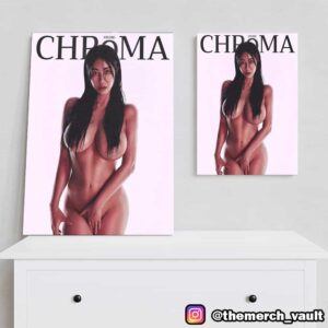 Tasha Young Korean Sexy Model CHRoMA Studio Magazine Cover Poster Canvas