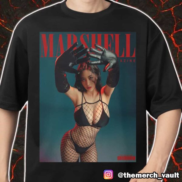 Tasha Young Korean Sexy Model Marshell Magazine Cover Body Profile Studio Merch Unisex T-Shirt