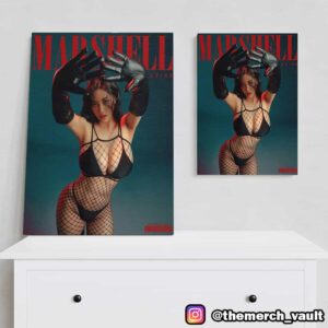Tasha Young Korean Sexy Model Marshell Magazine Cover Body Profile Studio Poster Canvas