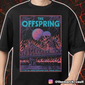 The Offspring Final Poster Illustrated By Lewy Jones May 14-15 2025 At Brisbane Entertainment Centre AU Merch Unisex T-Shirt