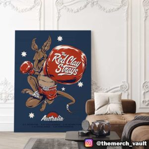 The Red Clay Strays These Moments Tour Australia 2025 Poster Tour Dates Poster Canvas Home Decor
