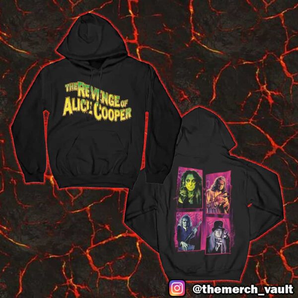 The Revenge Of Alice Cooper First Reunion Of Alice Cooper And The Original Band Over 50 Years Unisex Hoodie