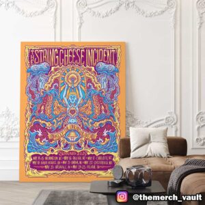 The String Cheese Incident Spring Tour 2025 Food Drive Alert Keep The Dream Alive Poster Tour Dates Poster Canvas Home Decor