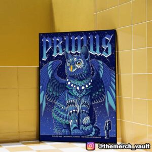 Tonight’ s Poster Show By Ben Kwok For Primus At Huntsville May 4 2025 The Orion Amphitheater Poster Canvas Home Decorations