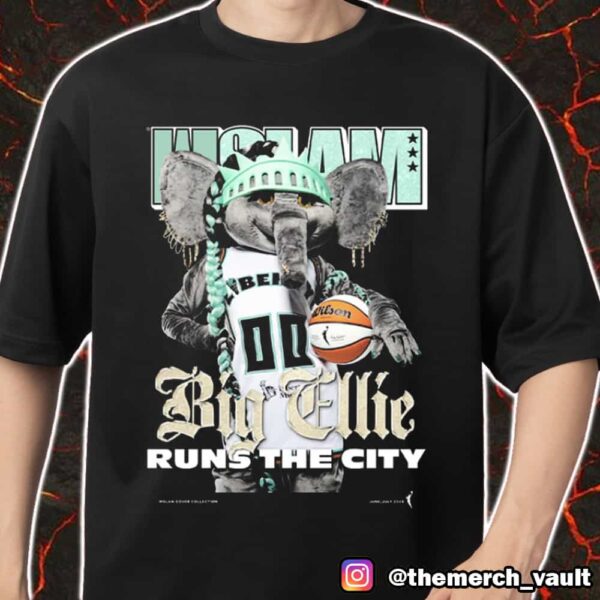 WSLAM Digital Cover Tee Big Ellie Runs The City New Arrivals 2025 Merch Unisex T-Shirt