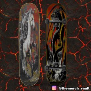 A Perfect Circle 61st Maynard James Keenan Birthday June 6 2025 Unicorn And Dragon Artwork Poster Event By Carin Cronacher At Cascades Amphitheater Skateboard