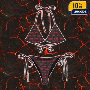 ACDC PWR UP Tour 2025 Thunderstruck String Summer Collections Bikini 2-Pieces