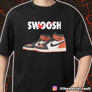 Air Jordan 1 Retro High OG Shattered Backboard Sneaker Nike Swoosh Logo Merch Unisex T-Shirt