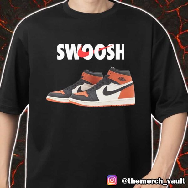 Air Jordan 1 Retro High OG Shattered Backboard Sneaker Nike Swoosh Logo Merch Unisex T-Shirt