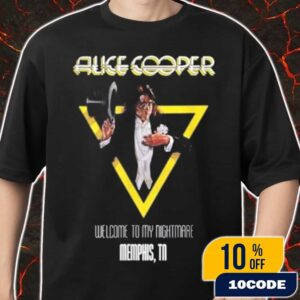 Alice Cooper Welcome To My Nightmare World Tour 2025 At Memphis TN Unisex T-Shirt
