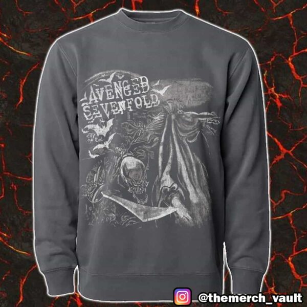Avenged Sevenfold City Of Evil 20th Anniversary 2005-2025 Crewneck Unisex Sweater