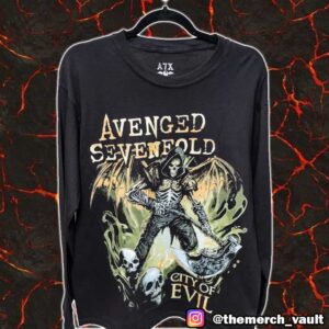 Avenged Sevenfold City Of Evil 20th Anniversary Evil Never Die Exclusive Edition Unisex T-Shirt