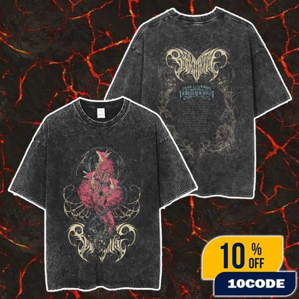 Babymetal World Tour 2025-2026 North American Spirit Foxes Tee Version Unisex Washed T-Shirt