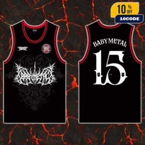 Babymetal World Tour 2025-2026 North American Unisex Basketball Jersey Number 15 Merchandise New Arrivals