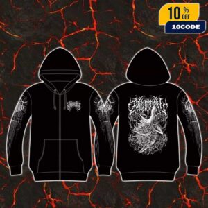 Babymetal World Tour 2025-2026 North American Unisex Zipped Black Rite Hoodie Merchandise New Arrivals