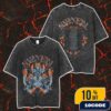 Babymetal Kon Kon Tee Version World Tour 2025-2026 North American With Tour Dates Backprint Washed Unisex T-Shirt