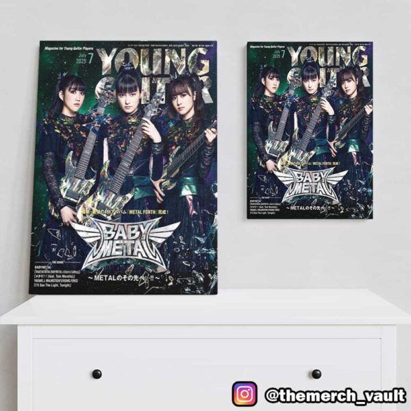 Babymetal Young Guitar Cover Magazine July 2025 Magazine For Young Guitar Players Poster Canvas