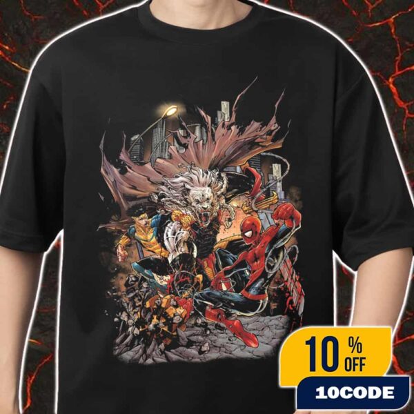Battle Beast Vs Invincible And Spider-Man Issue 6 Screw Loose Merch Unisex T-Shirt