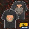 Bonnaroo Music And Arts Festival June 12-15 2025 At Manchester TN Disco Ball Artwork With Line Up Merch Unisex Two Sided Washed T-Shirt