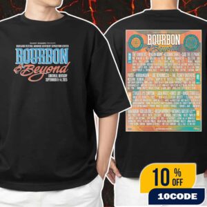 Bourbon And Beyond 2025 Festival September 11-14 2025 At Highland Festival Grounds At Kentucky Exposition Center Louisville Poster Line Up Unisex T-Shirt Merchandise