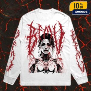 Bullet For My Valentine Women White Poisoned Ascendancy 2025 Unisex Longsleeve T-Shirt