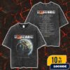 Linkin Park From Zero World Tour 2025 June 28th At Wembley Stadium London UK Poster Event Art By Paul Insect Vintage Washed Unisex T-Shirt