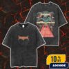 Queens Of The Stone Age June 21 2025 At Huntington Bank Pavilion Chicago Illinois USA The End Is Nero Poster Artwork By Arcane Path Print Co Vintage Washed Unisex T-Shirt