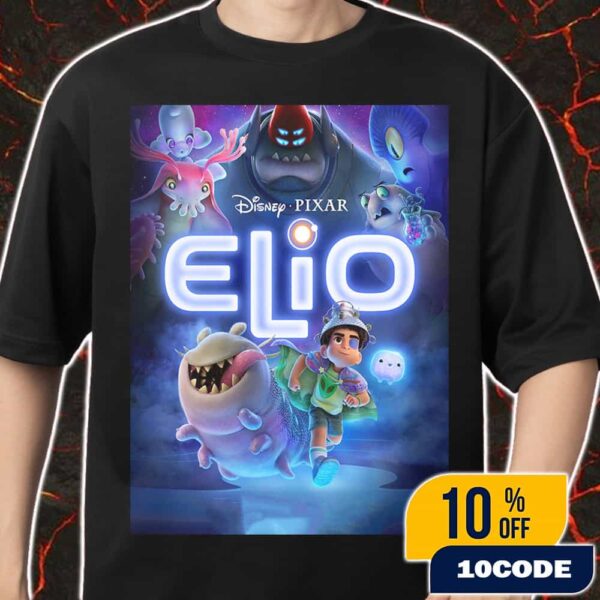 Elio Disney x Pixar New Poster Movie June 20 2025 Merch Unisex T-Shirt