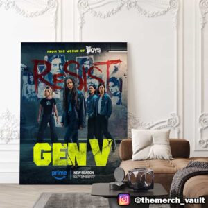 From The World Of The Boys Movie Poster Gen V Season 2 Premieres September 17 2025 Poster Canvas Home Decor
