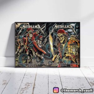 Full Shows Metallica M72 Tampa No Repeat Weekend June 6-8 2025 North American Tour At Raymond James Stadium Poster Event Artwork By Andrew Cremeans Poster Canvas