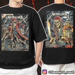 Full Shows Metallica M72 Tampa No Repeat Weekend June 6-8 2025 North American Tour At Raymond James Stadium Poster Event Artwork By Andrew Cremeans Unisex T-Shirt