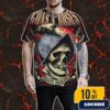 The Suicide Machines Poster Limited Edition Artwork Design By dismaydesign Warped Tour x Washington DC June 14-15 2025 All Over Print Graphic T-Shirt, Hoodie