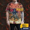 Metallica M72 Santa Clara Pop-Up Shop Poster Artwork By Vance Kelly North American Tour June 20-22 2025 At Levi’s Stadium California All Over Print Graphic T-Shirt, Hoodie