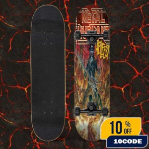 Hellfest 2025 Official Merch Hors-Serie Hellfest x Metal Hurlant Poster Limited Edition Skateboard Event Deck