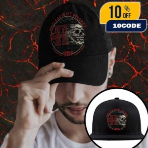 Hellfest Open Air Festival 2025 19-22 June At Clisson France Collab x Nuclear Blast Records Design Artwork By Fortifem Hat-Cap-Snapback