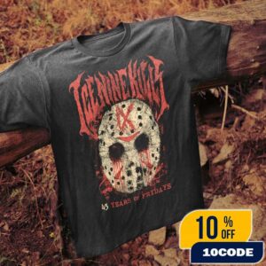 Ice Nine Kills Thank God It’s Friday Celebrating 45 Years Of Fear 45 Years Of Fridays Unisex Merch T-Shirt New Arrivals