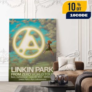 Linkin Park From Zero World Tour June 20 2025 At Bern Switzerland BERNEXPO Poster Art By Ryo Laksamana Poster Canvas Home Decor