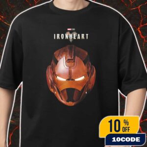 Marvel Studios Television New Series Iron Heart With Riri Williams Mask June 24 2025 Art By gravillis Merch Unisex T-Shirt