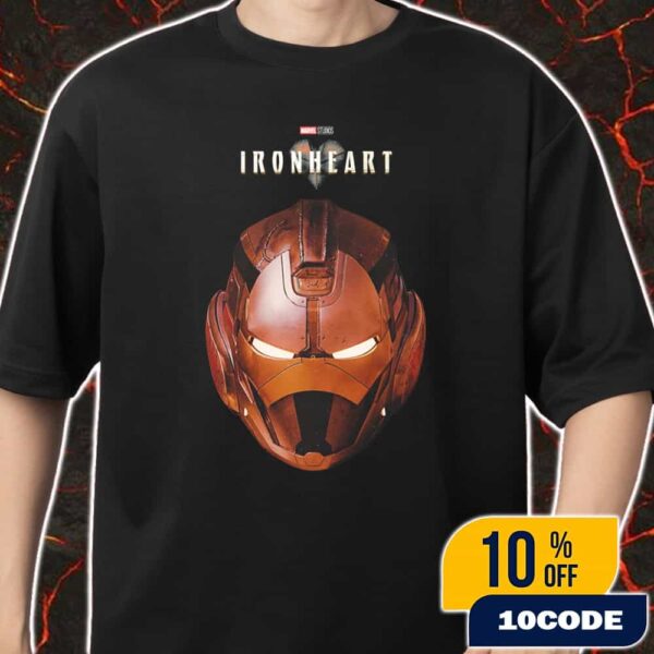 Marvel Studios Television New Series Iron Heart With Riri Williams Mask June 24 2025 Art By gravillis Merch Unisex T-Shirt