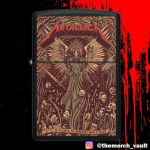 Metallica M72 ATL June 3 2025 World Tour At Mercedes Benz Stadium Atlanta GA Poster Show Design Artwork By Dave Quiggle Lighter Box